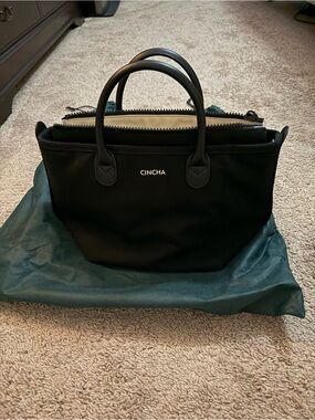 Cincha Black Canvas Go Tote